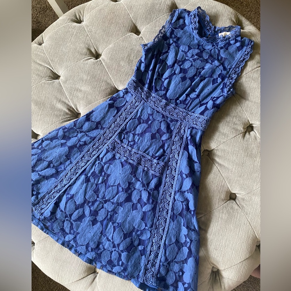 Altar’d State Short Navy Blue Dress